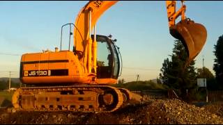 JCB JS130 tracked excavator [upl. by Alano]