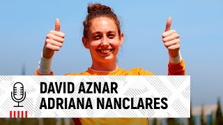 🎙 Adriana Nanclares amp David Aznar  post Levante UD 01 Athletic Club  Liga F 202425 MD1 [upl. by Ecidnac]