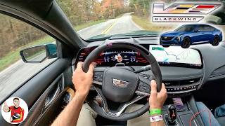 The 2025 CT5V Blackwing is America’s Best Sport Sedan  Made Better  First Drive POV [upl. by Revlis]