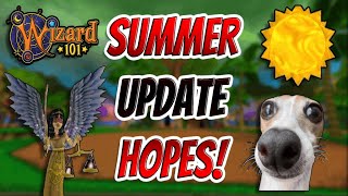 Wizard101 2024 Summer Update Wishlist [upl. by Bullion]