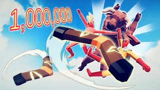 1000000 DAMAGE BOOMERANG vs EVERY UNITS  TABS  Totally Accurate Battle Simulator [upl. by Laekim]