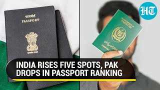 Indian Passport Rank Improves Pak Fourth Worst Globally  Watch Who Stands Where [upl. by Ardiek]