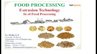 Extrusion Food Processing Technology [upl. by Nodnnarb527]