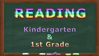 Reading Practice for Kindergarten and First Grade 1 [upl. by Suivatna]