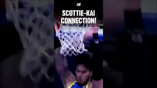 NAGAAMUYAN Scottie Thompson to Kai Sotto for a jam Gilas Pilipinas vs Hongkong [upl. by Enelcaj726]