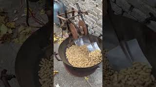 Chaintype peanut stirfrying machine [upl. by Ahsanat]