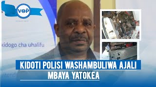 KIDOTI POLISI WASHAMBULIWA AJALI MBAYA YATOKEA WAWILI WAFARIKI [upl. by Abe542]