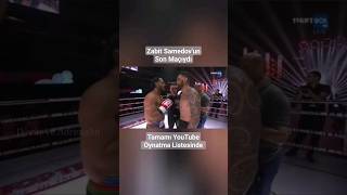 Zabit Samedov Emekli Oluyor VS Antonio Silva 2022 [upl. by Corbie]