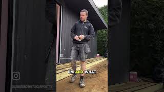 Deck tape carpentry diy carpenter joiner construction build decking [upl. by Tawnya]