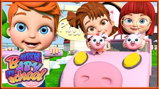 This Little Piggys Songtime  Piggy Wiggle Waltz  Song for Children  Awesome Baby Preschool [upl. by Ahsekar511]