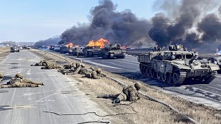 Failed US troop convoy that broke through border surrenders after being surrounded by Russians [upl. by Toogood]