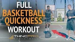 Quickness Explosiveness First Step Speed Drills for Basketball Full Basketball Workout [upl. by Caffrey757]