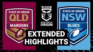 State of Origin 2014  Game 1  Extended Highlights  NRL [upl. by Wilbur130]