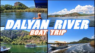 DALYAN River Boat Trip  Dalyan Turkey 4k [upl. by Corvin]