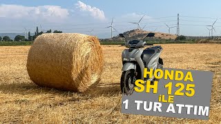 Bu Scooter Türkiyede Tutar mı Yeni Honda SH 125 ile 1 Tur Attım [upl. by Annahavas856]