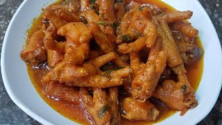 CHICKEN FEET RECIPE l Chicken Feet Curry l مرغی کے پنجے  Chicken Feet clean [upl. by Fachan372]