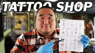 ASMR  Realistic Tattoo Shop  Full Experience [upl. by Eikcin]