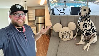 Buying My First House Near Disney World  NEW House Tour amp Moving Vlog Apartments Near Disney World [upl. by Annayhs]