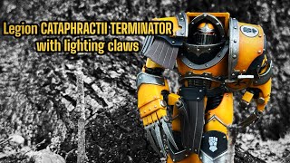 JOYTOY Warhammer Imperial Fist Terminator Armor [upl. by Onairotciv]