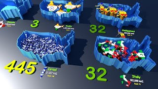 Countries size comparison VS USA [upl. by Airet]