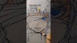 Drawing Gojo female version 🫂 anime [upl. by Ultima]