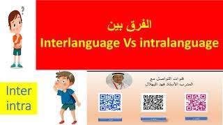 Interlanguage Vs Intralanguage [upl. by Sebastiano625]