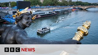 Paris 2024 Olympics Men’s triathlon postponed over poor water quality  BBC News [upl. by Hathaway265]