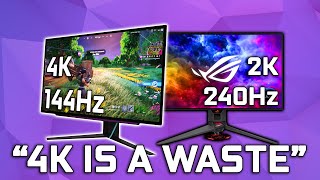 Is 4K a Waste  1440p vs 4K Monitors [upl. by Attalanta]