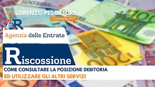 Agenzia delle Entrate Riscossione  Consultare cartelle avvisi ed utilizzare gli altri servizi [upl. by Jegar]