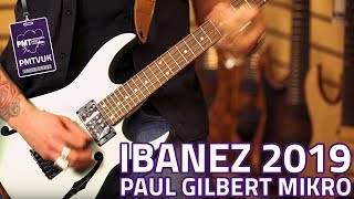 Ibanez 2019 PGMM21 Paul Gilbert miKro Metallic Light Green [upl. by Verdha]