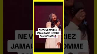 🟡NE VOUS MARIEZ JAMAIS À UN HOMME SANS VISION  Maman Lise Manzambi [upl. by Fitton]