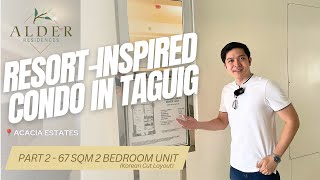 Alder Residences by DMCI Homes Condo Tour Part 2 67sqm 2 Bedroom Unit  Vanjoe Santos [upl. by Anawqahs874]