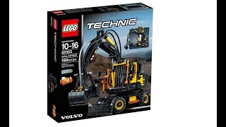 Technic 42053 Lego Volvo Digger Part 4 [upl. by Hooper4]