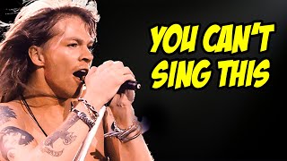 The 3 CRAZIEST Axl Rose vocal lines [upl. by Yecnuahc871]