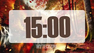 15 Minute Timer autumn 🍂 [upl. by Post]