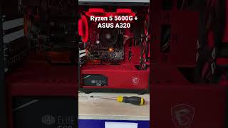 Ryzen 5 5600G on ASUS A320MK [upl. by Etteuqram]