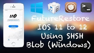 Windows How to FutureRestore Upgrade iOS 111141 to iOS 121212 with SHSH Blobs on Windows [upl. by Oirramed]