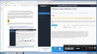 Demo Video Infoblox DNS Data Exfiltration Portal [upl. by Aila700]