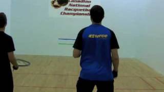 Racquetball Instruction Wide Angle Pass Forehand [upl. by Aloisius]