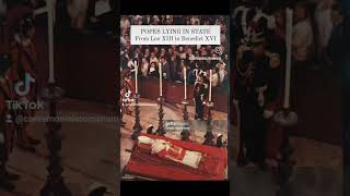 The Popes lying in state From Leo XIII to Benedict XVI [upl. by Cecil850]