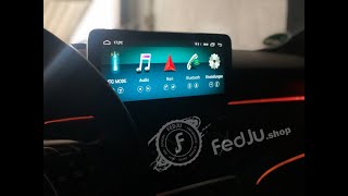 1025“ Android Display mit FEDBUX und Wireless CarPlay für Mercedes Benz [upl. by Buehrer]