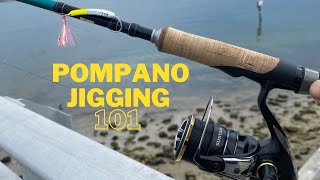 HOW TO  Florida Pompano Jigging TIPS TRICKS and SETUP [upl. by Cohla]