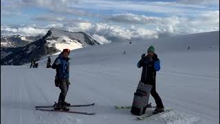 quotNel week end 20 centimetri di nevequot la stagione dello sci estivo sul ghiacciaio dello Stelvio [upl. by Midis]