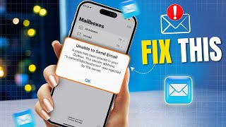 How to Fix Unable to Send Email on iPhone  Cannot Send Email From Apple Mail [upl. by Neils]