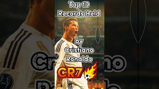 Top 10 Records Held by Cristiano Ronaldo ⚽️ facts top10facts shorts cristianoronaldo cr7 [upl. by Lenzi769]