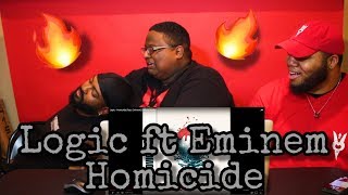 Logic  Homicide feat Eminem Official Audio REACTION 🔥 [upl. by Ellehcit358]