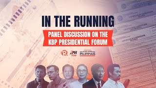 In The Running Panel discussion on KBP presidential forum [upl. by Rolf588]