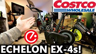 ECHELON EX4S first impressions Echelon Connect EX4s COSTCO indoor bike review [upl. by Arvie638]