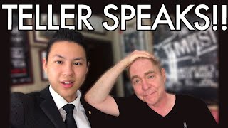 Teller Reacts to my 1st Fool Us Appearance  TELLER SPEAKS [upl. by Aney]