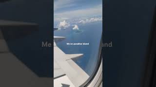 Me at Malaysia airlines 🇲🇾✈️ see little island🤯 [upl. by Dej]